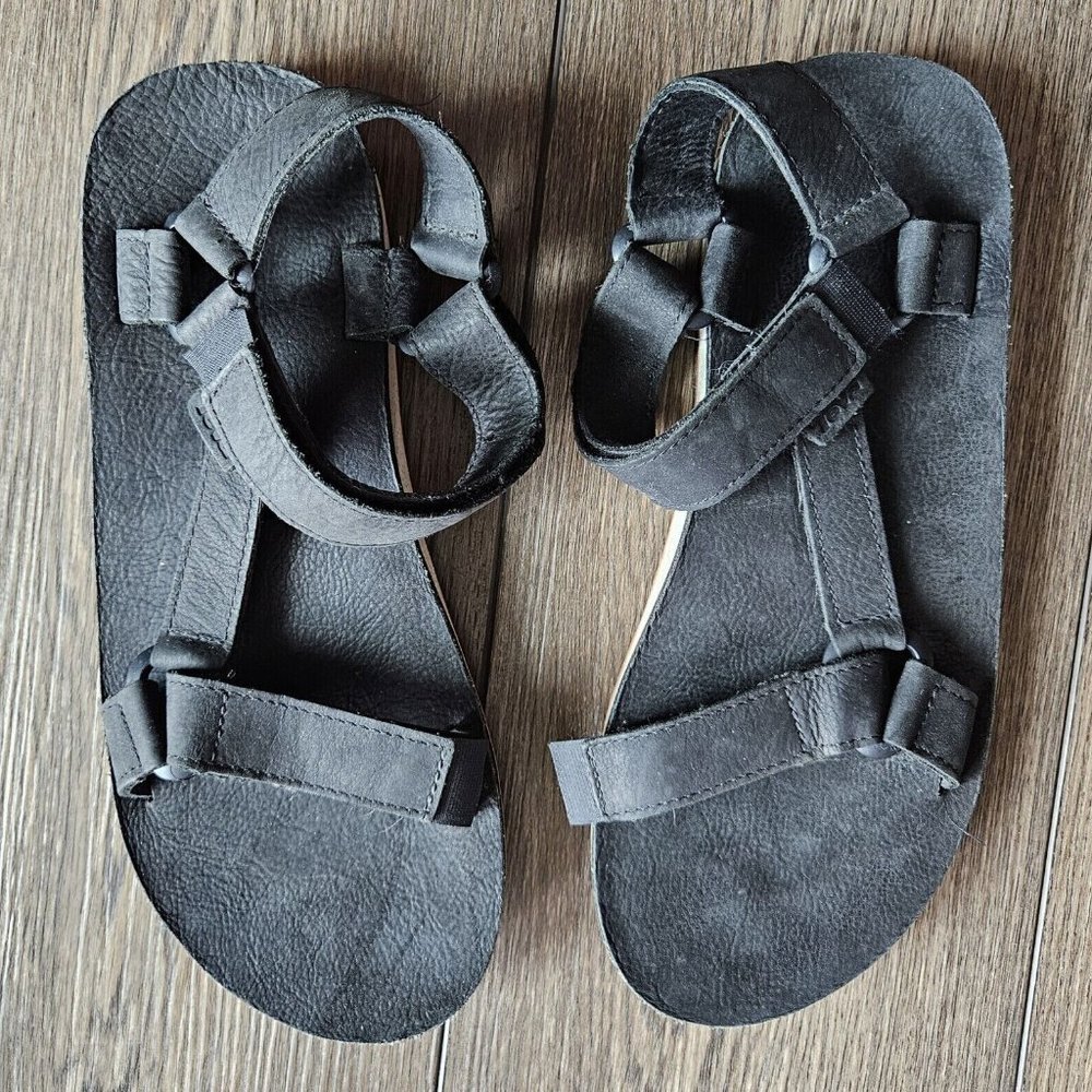Teva Leather Original Universal Sandals - Men's Size 9 - Black